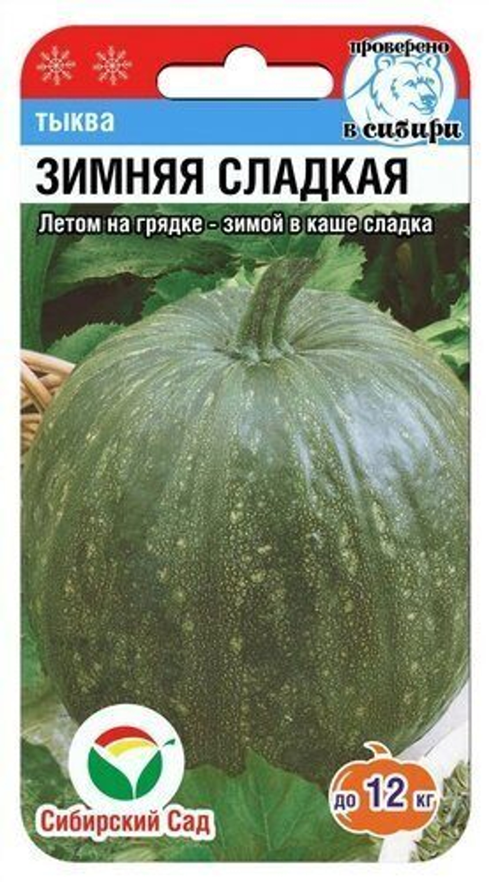 Тыква Зимняя сладкая Сибсад