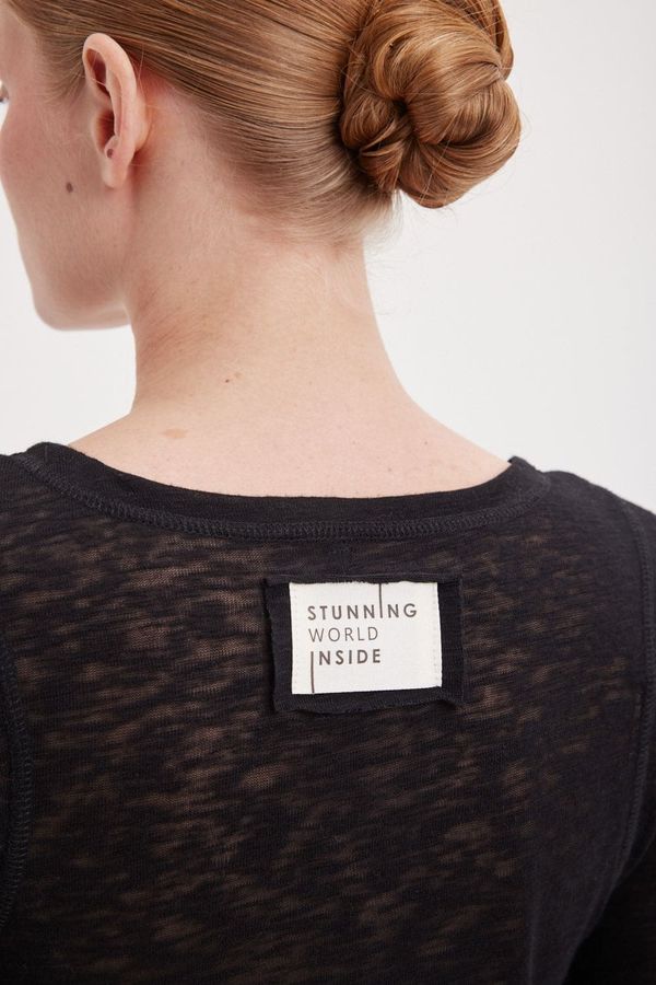 Лонгслив Slim Fit 