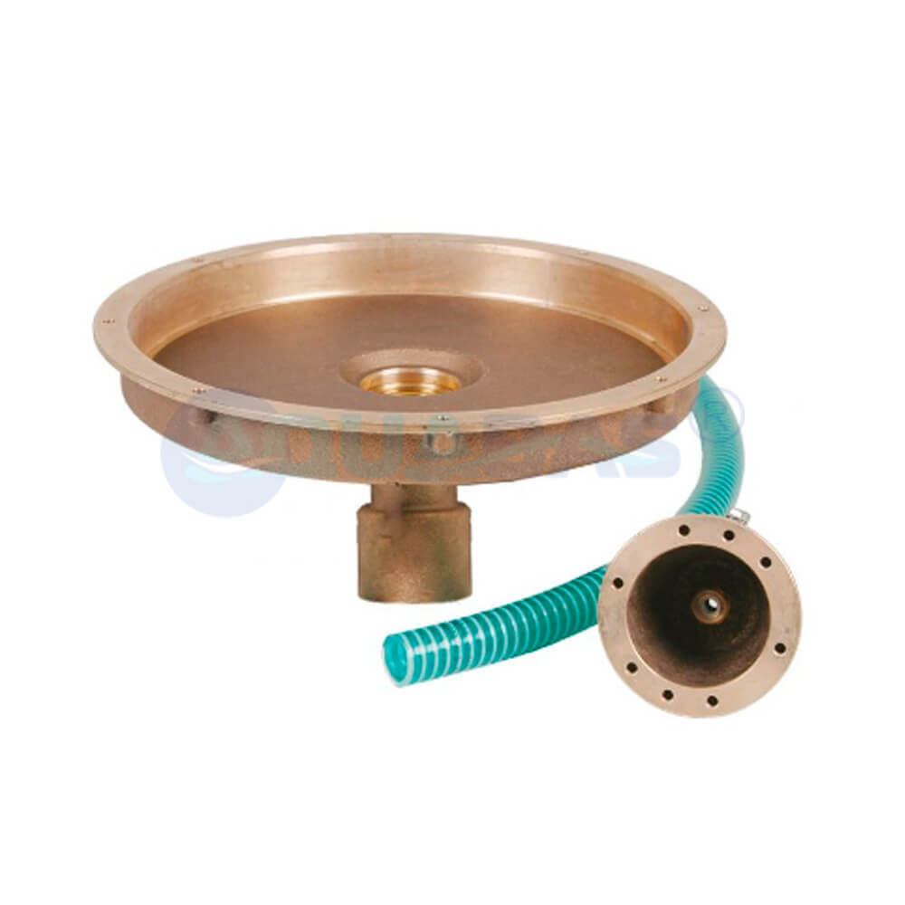 Закладная деталь гейзера Hugo Lahme с закладной пневмокнопки бронза (8510050)