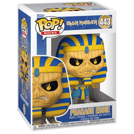 Фигурка Funko POP! Rocks Iron Maiden Pharaoh Eddie (443) 84022 / Фигурка Фанко ПОП! в виде символа группы "Iron Maiden", Эдди
