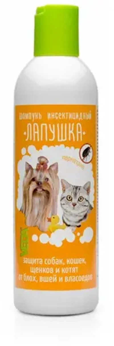 Шампунь "Лапушка" для собак и кошек инсектицидный 220мл