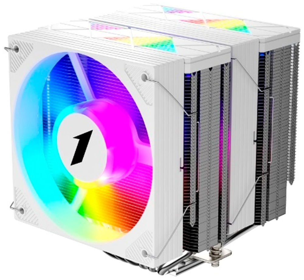 Кулер 1STPLAYER CY12LD WHITE белый
