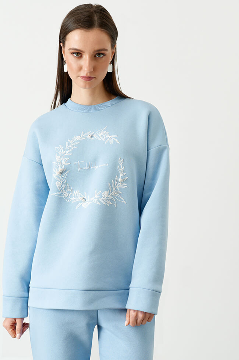 22735 Джемпер женский (голубой)