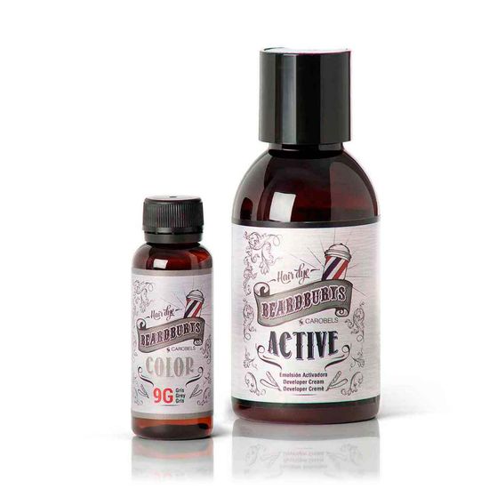 Красящий шампунь BeardBurys Gray Color Shampoo 9G, Серый