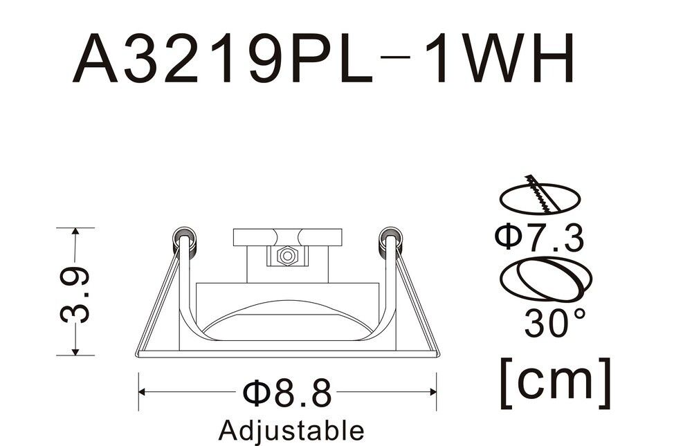 Точечный встраиваемый светильник Arte Lamp