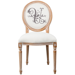 Стул Объект мечты Монограмма буквы U