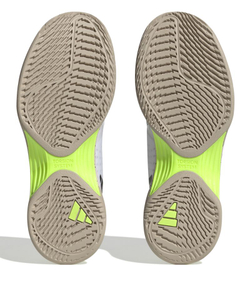 Женские теннисные кроссовки Adidas Avacourt - white/core black/lucid lemon