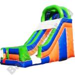 Детский надувной батут-горка "Игровая полянка"