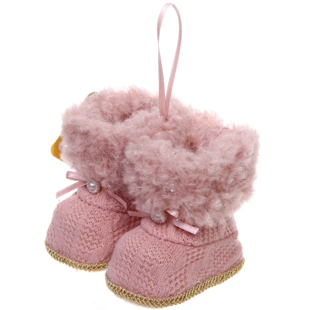 Подвеска «Волшебные ботиночки» 7 см, розовый