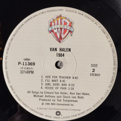 Винтажная виниловая пластинка LP Van Halen 1984 (Japan 1984) (Obi Copy) Jump