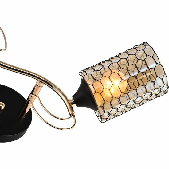 Люстра потолочная Reluce E27 01309-0.3-02 BK+FGD