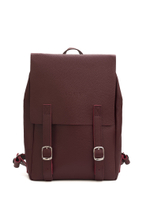 рюкзак бордовый текстурной кожи