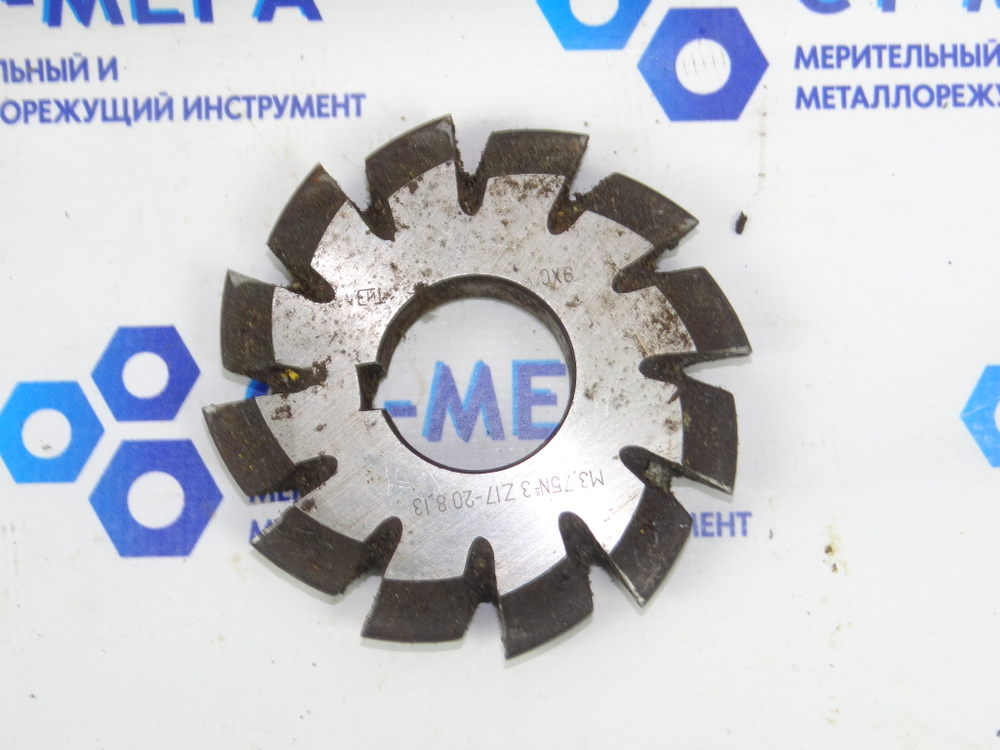 Фреза модульная М3,75 №3 9ХС z=12