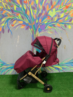 Коляска прогулочная Farfello Comfy Go, вишня Артикул: CG-19