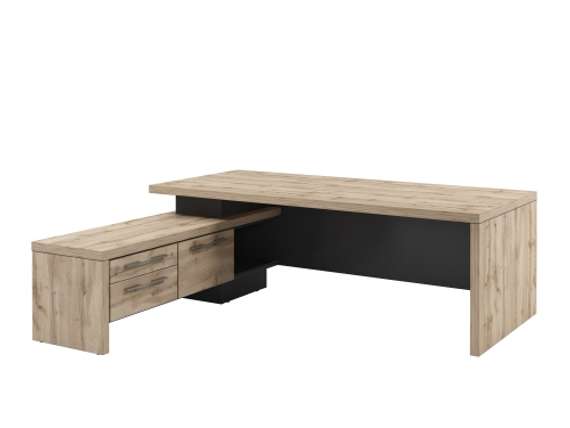 Стол левый 2200х2000х750 с опорной тумбой T-22L.0000-02