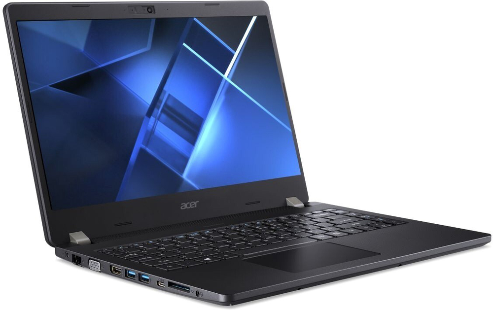 Ноутбук Acer TravelMate P2 TMP214-53-383N Core i3 1115G4/8Gb/SSD256Gb/Intel UHD Graphics/14;/IPS/FHD (1920x1080)/Windows 10 Professional/black/WiFi/BT/Cam