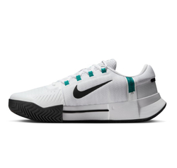 Мужские кроссовки теннисные Nike Zoom GP Challenge 1 - white/black/radiant emerald