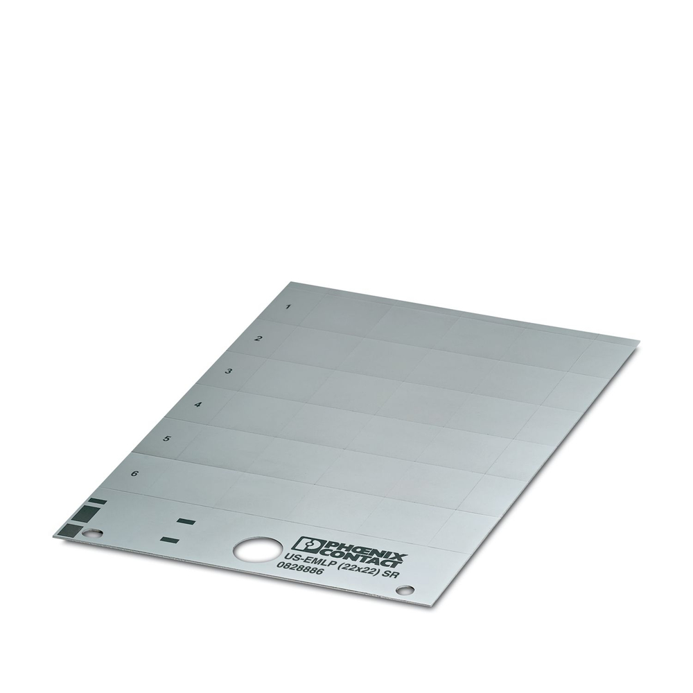 0828886 - US-EMLP (22X22) SR - Пластиковая табличка