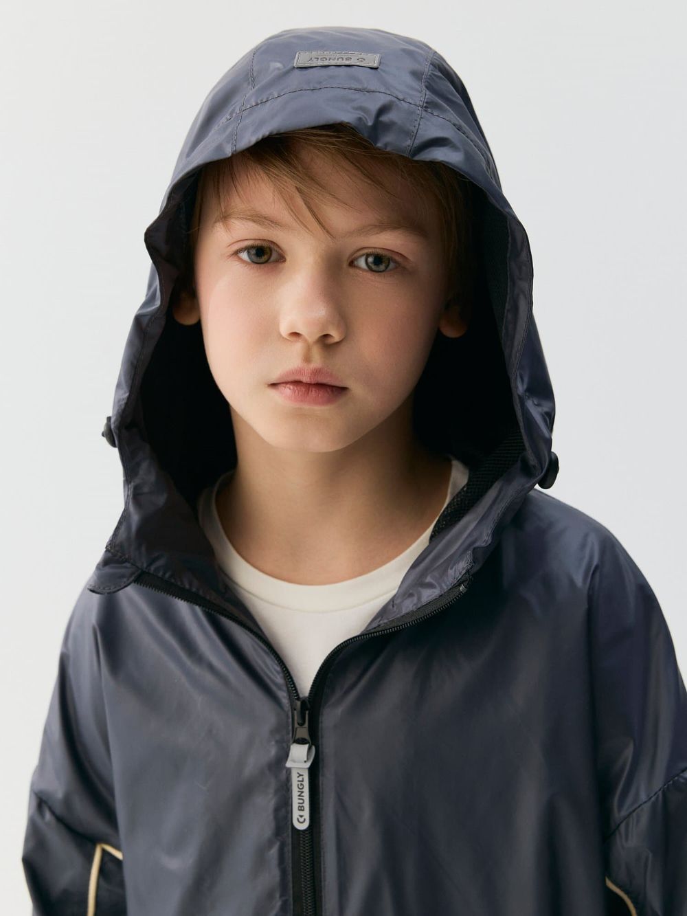 Ветровка на сетчатой подкладке "Графит" 7+