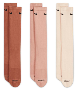 Теннисные носки Nike Everyday Plus Cushioned Training Crew Socks 3P - разноцветный