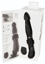 Черная секс-машина с поступательными движениями Fucking Machine (Цвет: черный)