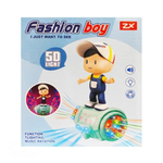 Музыкальная модная игрушка для мальчиков с подсветкой "Fashion boy" 5D Light
