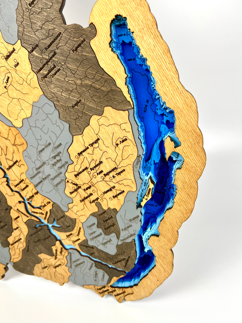 Панно Иркутская область с подсветкой
