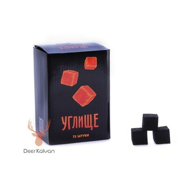 Уголь для кальяна "Углище" (25 мм.) 72 шт.