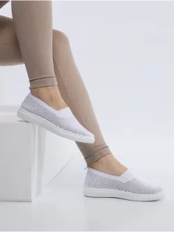 Мокасины летние текстильные