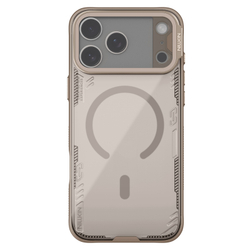 Чехол тонированный коричневый с MagSafe на iPhone 17 Pro Max, серия Iceblade Prop Magnetic (версия с прозрачной крышкой объектива) от Nillkin