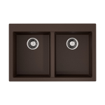 Мойка Omoikiri Bosen 80-2-DC Tetogranit | Темный шоколад