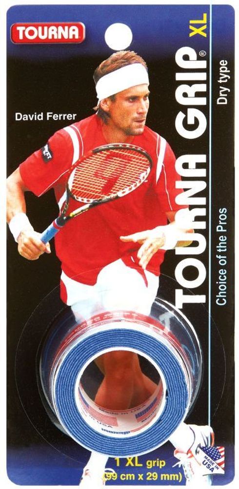 Теннисные намотки Tourna Grip XL Dry Feel 1P - blue