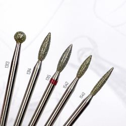 1315 Фреза алмазная пламя красная (мелкая зернистость) 2,55*9,1 мм