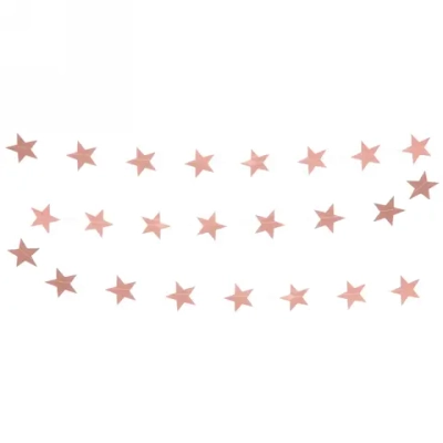 Растяжка «Звёздное сияние» 2,5 м 7 см , (24 штук), шампань, глянец