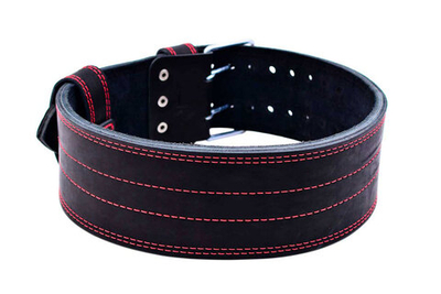 Пояс с пряжкой, 3 слоя, 10 см (без логотипа) (L (80-100 см))