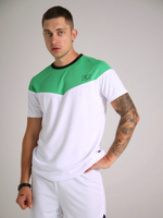 футболка спортивная город горький белый зеленый