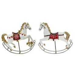 GAEM Фигурка декоративная "Лошадка-качалка", L26 W6 H24 см, 2в.