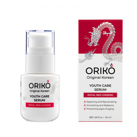 ORIKO Royal Red Ginseng Youth Care Serum Тонизирующая сыворотка с экстрактом красного женьшеня против первых морщин 50мл