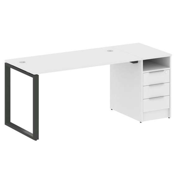 Метал Систем Рабочая станция с тумбой на О-образном м/к БО.РС-СТП-1.3