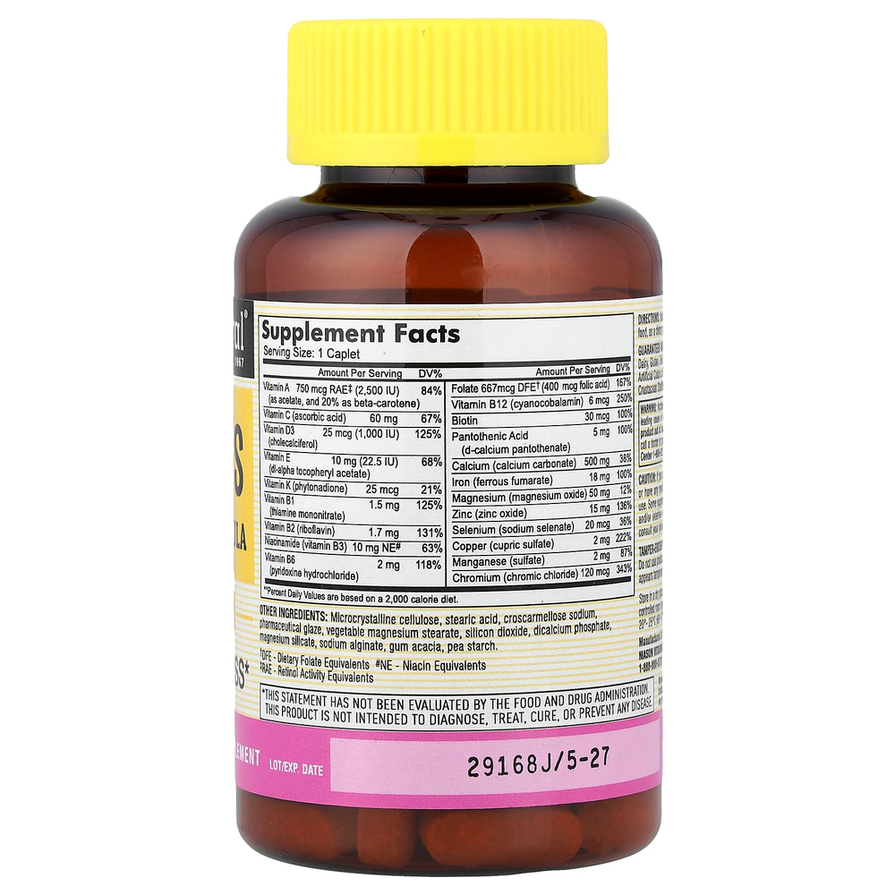 Mason Natural, Ежедневная формула для женщин, 90 капсуловидных таблеток