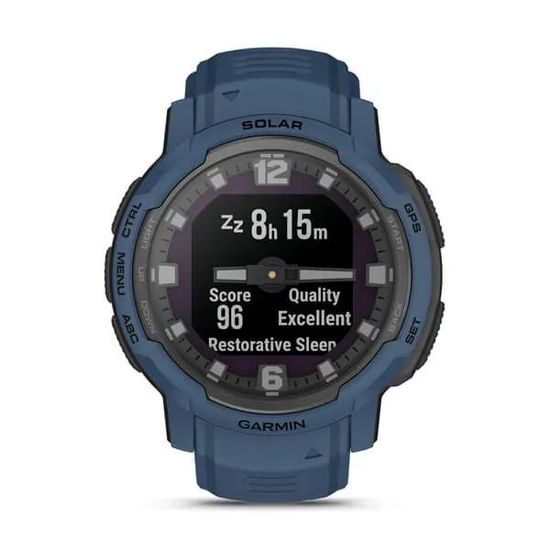Умные часы Garmin Instinct Crossover Solar синий