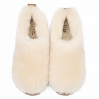 Ugg Hailey Fluff Slippers Natural