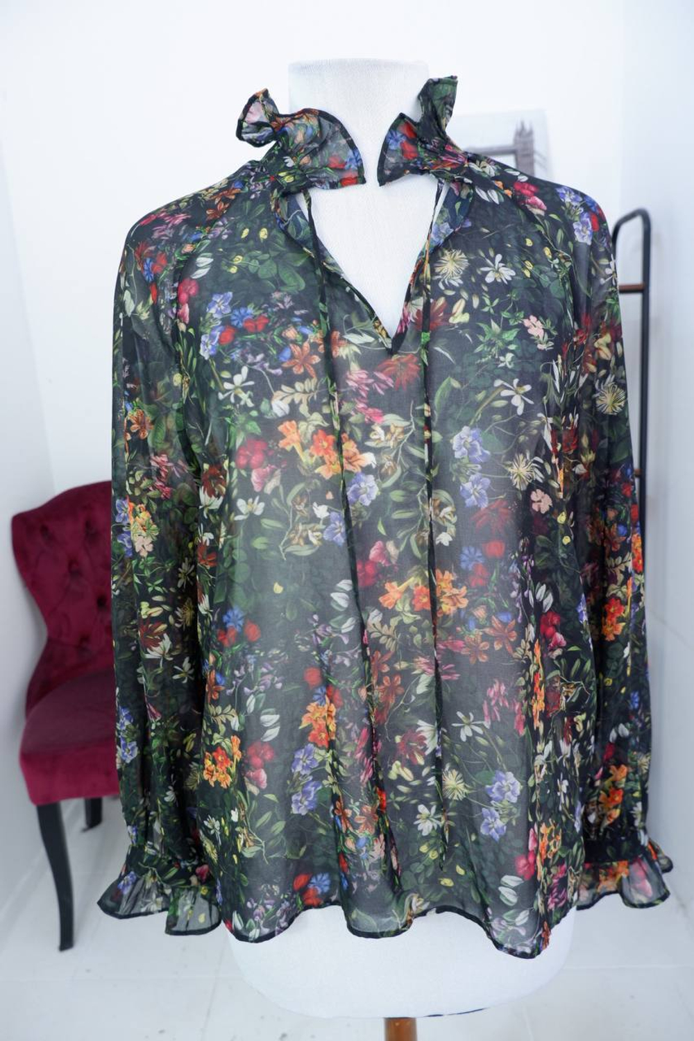 Блузка H&M полупрозрачная 44-46 размер