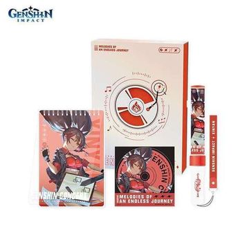 Набор Блокнот, Закладка в виде компакт-диска, Фонарик 2022 Online ConcertXinyan 6975628241828