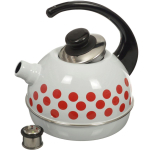 Чайник сталь, эмал, 3.5 л, свист, руч консоль, Рубин, С2326, бел, T04/35/03/02/ 04/ 05/ 08/ 021/ 28