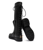 Кожаные сапоги-казаки TWINSET - черный(242TGT164)