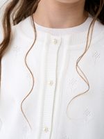 Кардиган для девочки AT1383 белый