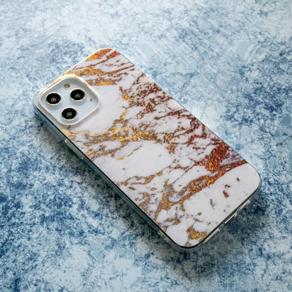 Чехол для iPhone 12 Pro Max Мрамор, ТПУ, 012726