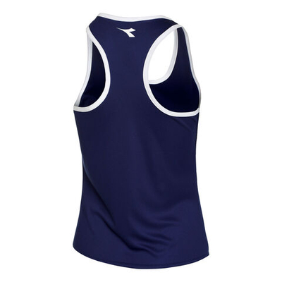 Женская теннисная майка Diadora Core Tank Top Women - Blue, Multicoloured