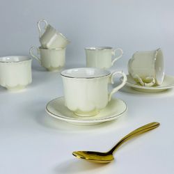 Lenardi 181-235 Кофейный набор 12пр.150мл в под.уп.(х8)Фарфор